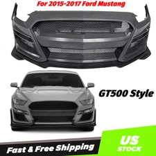 For 2015 2016 2017 Ford Mustang GT500 Style Front Bumper Kit
