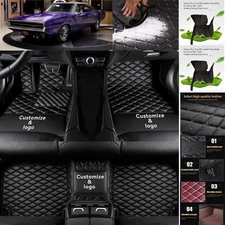 For Dogde Charger Floor Mats Luxury Waterproof Liners Carpets Cargo Custom