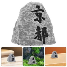  Miniature Japanese Sandstone Sign Garden Statue Statues Figurines