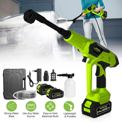 #ad Cordless Electric High Pressure Water Spray Gun Car Washer Cleaner Tool Portable $39.99