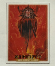 2024 Skybox Marvel Masterpieces '92 Platinum #54 MEPHISTO Clear Cut Card