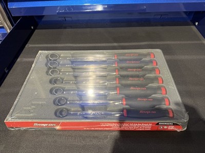 Snap on selten 7 Stck metrisch 12pt Soft Grip Griff Ringschlüssel Set XDSGM607K1
