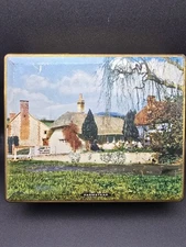 Vintage Edward Sharp & Sons Farmstead Toffee Metal Tin / Made In England