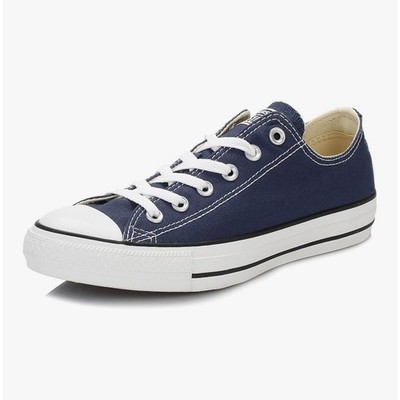 Converse Chuck Taylor All Star Navy Blue Canvas Low Top Sneakers W9697 Size 8.5