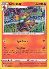 ✨Simisear 038/264 - Normal - SWSH08: Fusion Strike - NM