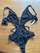 Aubade One Piece Black Lace Size M New Without Tags Lingerie RRP £159