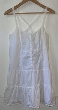 Aerie White Cotton Slip Dress Cottagecore Victorian Style Sz S