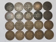 1876-1920 Canada Large Cent Lot Of 20 Coins 2517