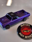 1968 Hot Wheels Redline CUSTOM FLEETSIDE - Purple - Rough + One Owner  + Button
