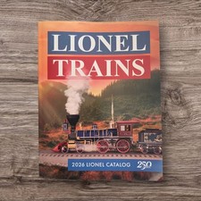 Lionel Trains 2026 Catalog Big Book O Gauge 172 Pages America 250 Brand-New