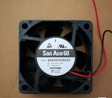 Sanyo 9GA0624H6002 6020 DC24V 0.04A 6CM 2-Wire Inverter Cooling Fan
