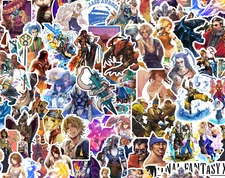 25/50 Final Fantasy X Sticker Pack - Waterproof Vinyl - FFX Tidus Tuna