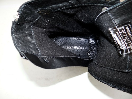 Botines mujer Vero Moda Shoe VMHEIDI talla 39 cuero negro - Imagen 8 de 10
