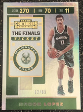 2019-20 Panini Contenders The Finals Ticket #13 Brook Lopez /65