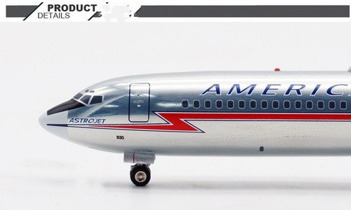 Modelo de avión con soporte 1:200 InFlight200 American Airlines B727-200 N6830 - Imagen 9 de 14