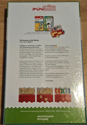 Minilük-Set. Ich Komme in die Schule v Heiner Müller (2009, Cards) - neu und ovp - Bild 2 von 2