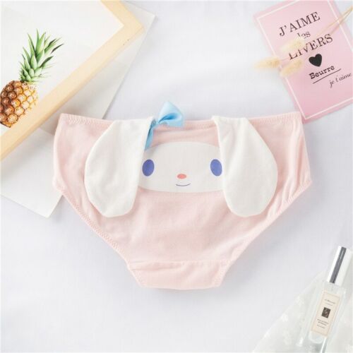 Japanische süße Kawaii-Stil Anime Kaninchenohr Unterwäsche mittelhohes Höschen Baumwolle - Bild 4 von 7