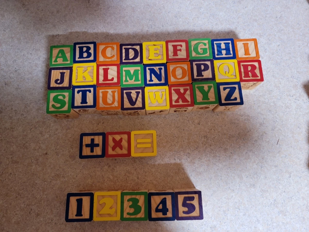 Alphabet Wood Blocks