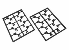 16x Spiegel Außenspiegel links rechts passend für SIKU LKW Modellfahrzeuge 1:55