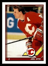 1991-92 O-Pee-Chee Joel Otto #428 Calgary Flames NM-MINT