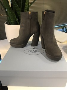 prada grey boots