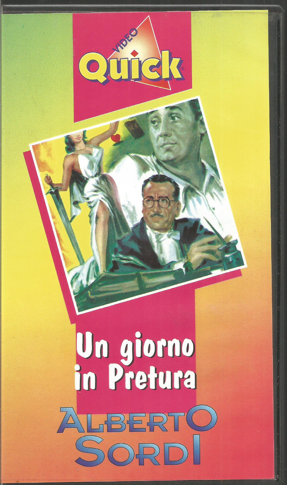 Alberto Sordi : Un giorno in pretura / Regia di Steno / VHS