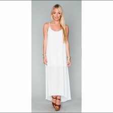 Show Me Your Mumu Turnlington Maxi Dress Bright White Sz XS