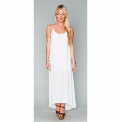 Show Me Your Mumu Turnlington Maxi Dress Bright White Sz XS | eBay