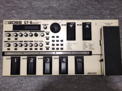 BOSS GT-6 Guitar Multiple Effects Processor Bassist Pedal COSM Technology Tested
