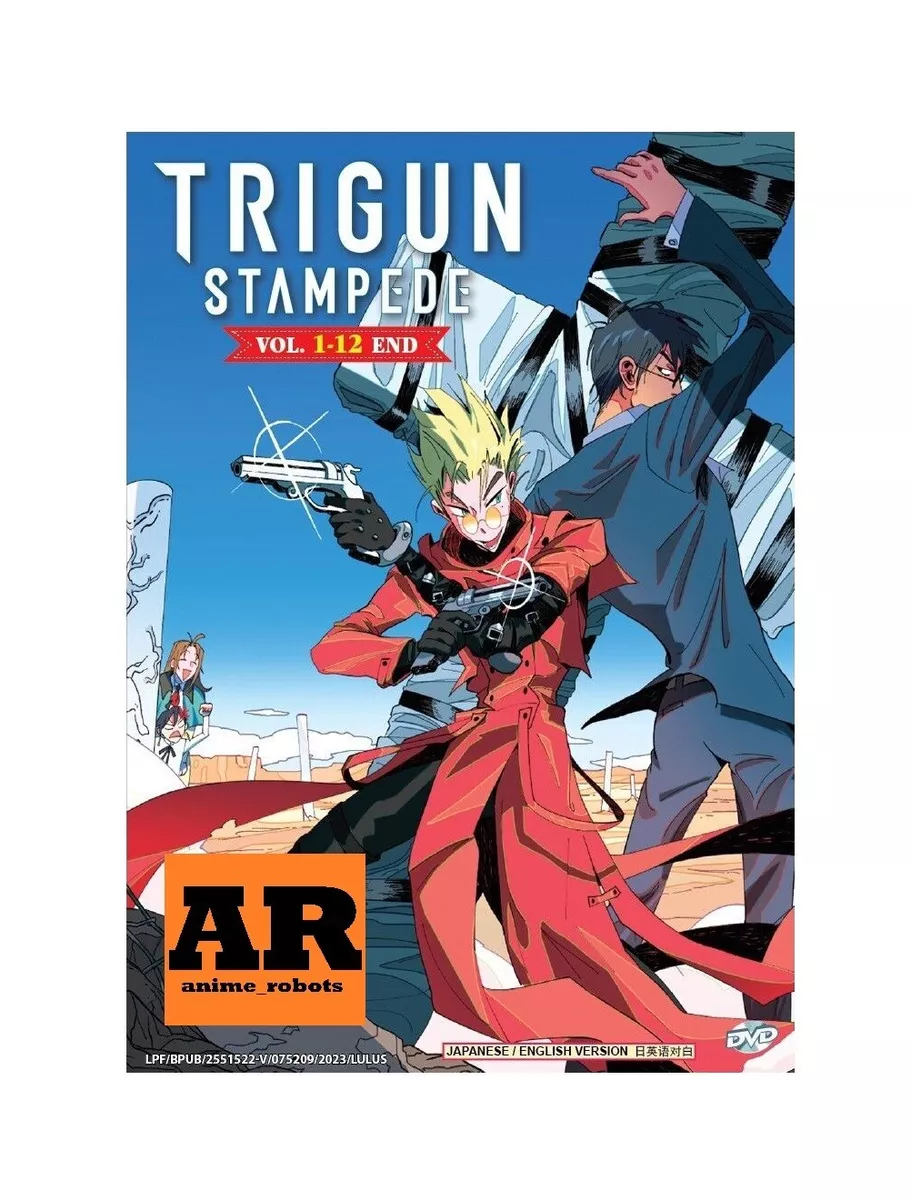 English dubbed of Trigun Stampede (1-12End) Anime DVD Region 0