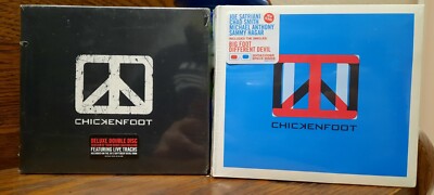 CHICKENFOOT Deluxe 2CD + Chickenfoot 3 III /Michael Anthony, Satriani 2 CDs NEW