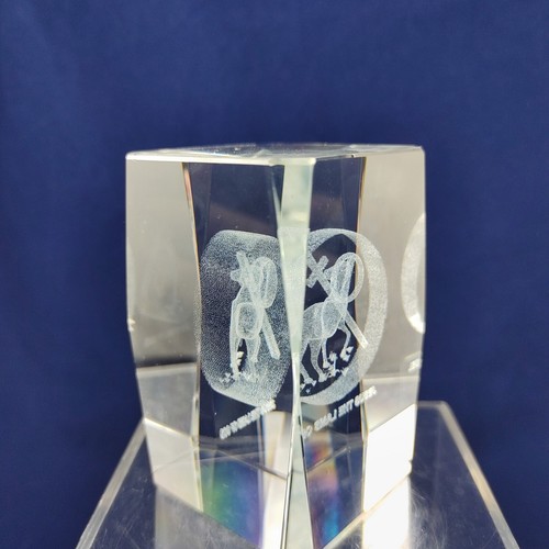 Jesus the Lamb of God Laser Etched Paperweight Religious 3D Glass Hologram - Picture 6 of 9