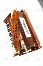 Portable Foldable 3.5 Octave 9 Stopper Double Reed Laying Style Harmonium
