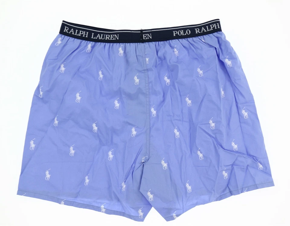 Polo Ralph Lauren 242322 Niños Niños Ropa Interior Algodón Boxers Azul Talla Grande Foto 2 de 3