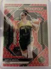 2024 MONOPOLY NIKA MUHL ROOKIE RED QUESTION MARKS SEATTLE STORM #25/25