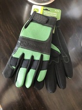 John Deere - Multi-purpose Utility Work Gloves Black/Green XL 1 Pair