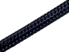 3.3Ft (1m) CCP1.00BK 1" Black Scissor Clean-Cut Expandable Braided Sleeving USA