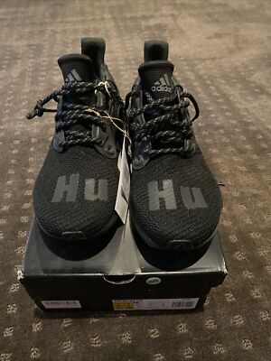Adidas Solar Hu PW Pharrell Williams Boost Mens Sz 6.5 US Black NIB GX2485