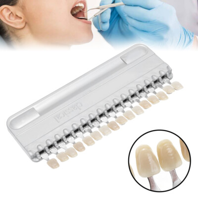 Shade Guide Teeth Dental Materials Durable New A1-D4 16 Colors