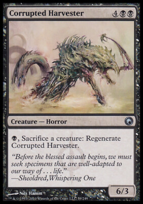 Magic the Gathering MTG Corrupted Harvester (59) Scars of Mirrodin   LP