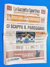 Gazzetta Dello Sport September 9 2007 Italy-France 0-0 - Cannavaro - Thuram