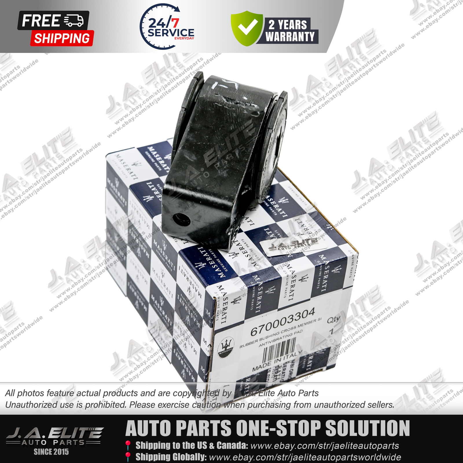 Genuine Antivibrating Pad, Differential parts for Maserati Ghibli Quattroporte