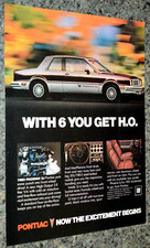 1982 Pontiac Phoenix Sj Original Advertisement Print Ad 82 Ho Engine 1982 Pontiac Phoenix Sj Original Advertisement Print Ad 82 Ho Engine