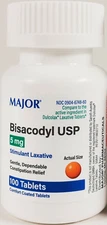 Major Bisacodyl 5mg Laxative Comfort 100 Coated Tablets -EXP:01/2026