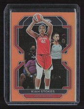 2022 Panini Prizm WNBA #108 Kiah Stokes Orange /49