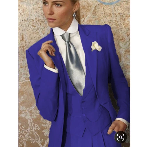 Women Suits Work Office Wear Ladies Vest Jacket Pants Wedding Business Tuxedos - Picture 16 of 25