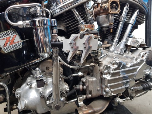 Harley Pedane, Kickstart Pedale, Thunderbolt, Lavorati Alluminio - Imagen 8 de 10