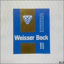 Weisser Bock Hans Hopf Beer Label (BL9)