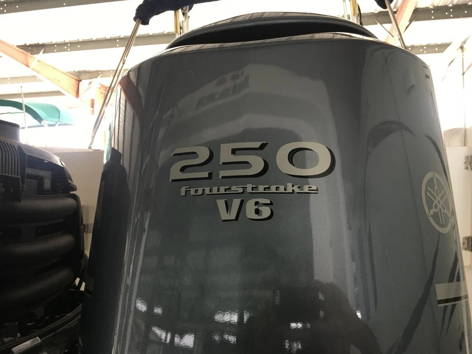 Kit de pegatinas fueraborda Yamaha V6 200/225/250/300 hp vinilo marino  Foto 3 de 3