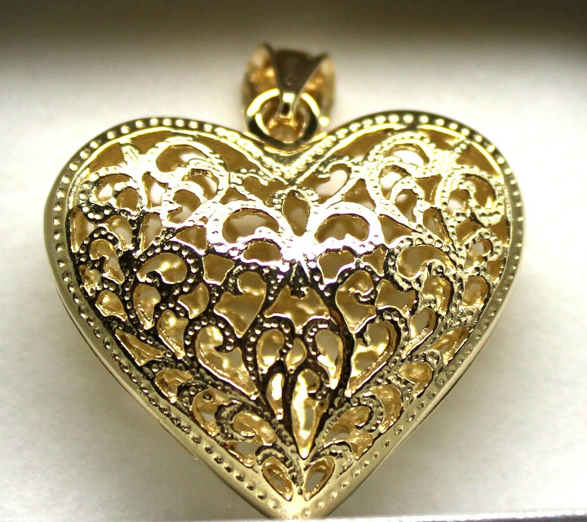 9ct filligree pendant 9ct filligree pendant